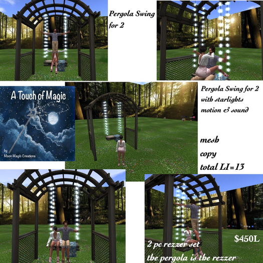 Pergola Swing for 2-Box