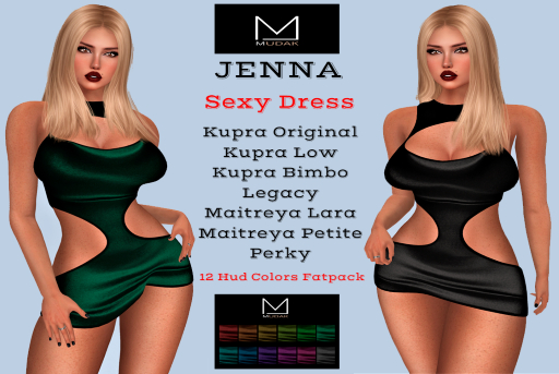 MUDAK - JENNA SEXY DRESS FATPACK