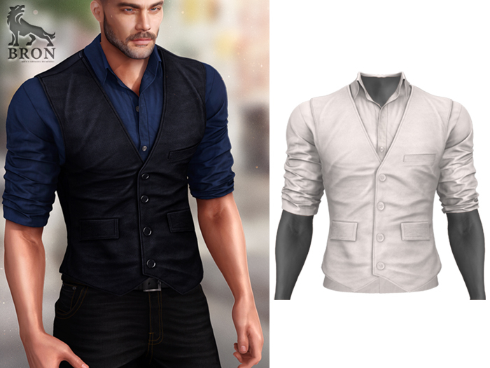 BRON - Adam Vest - White