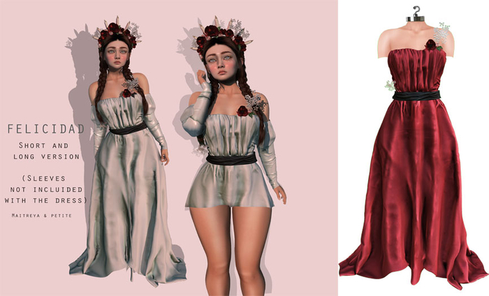 UNA. Felicidad Dress Red