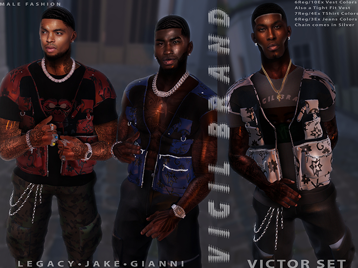 {Vigil} Victor Shirts - Fatpack {Add Me}