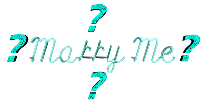 Marry Me Neon sign   MP