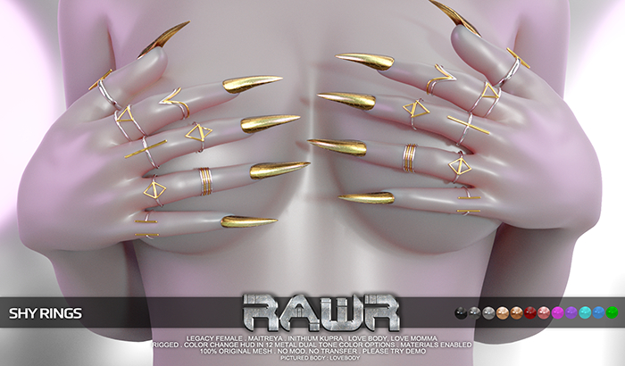 RAWR! Shy Rings (add me)