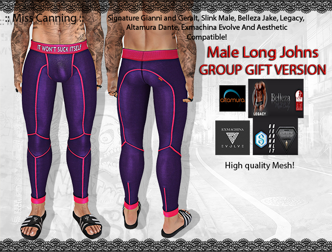 :: Miss Canning :: [ Male Long Johns ] GIFT VERSION