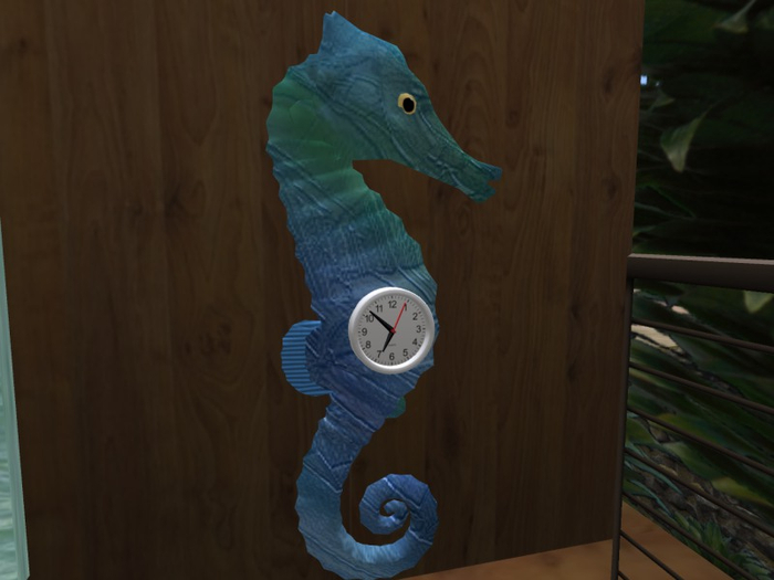 TM Seahorse Clock - Time Adjust - Brightness