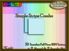 Simple Stripe Combo Seamless Texture Set