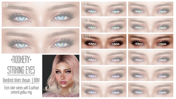Rookery: Striking Eyes - Amber Set