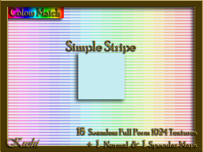 Simple Stripe Seamless Texture Set