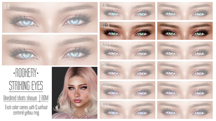 Rookery: Striking Eyes - Green Set