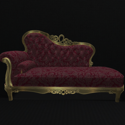 CHAISE GOLD+ RED
