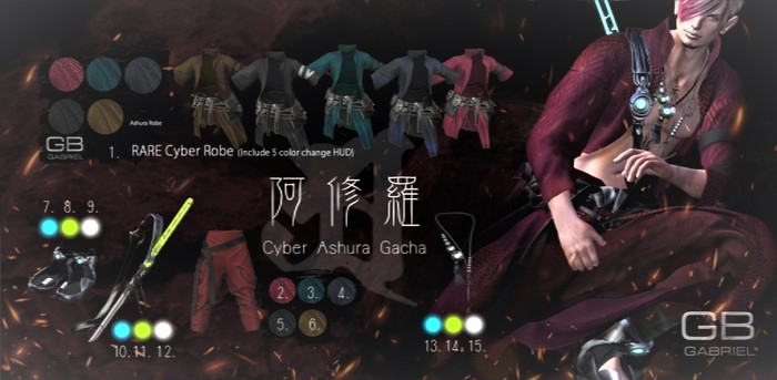 1.::GB:: Cyber Ashura Robe / RARE