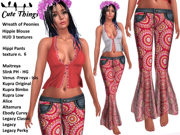 [[CT] Hippie Outifit n.6 - Maitreya - Slink - Kupra - Legacy - Belleza - Alice - Altamura - Ebody