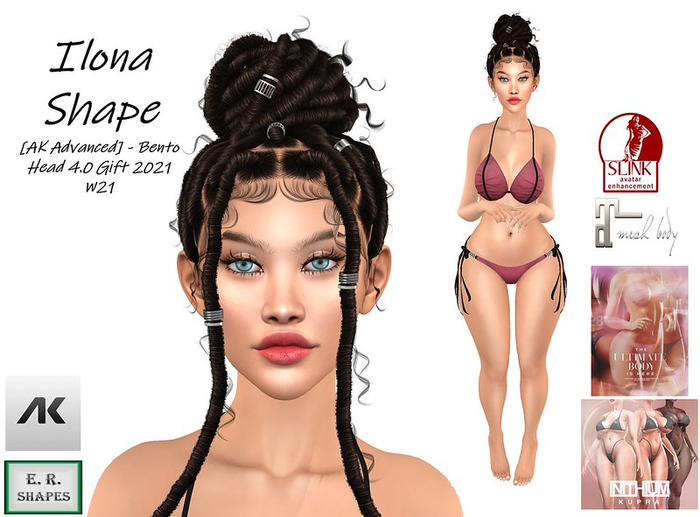 E. R. Shapes - Ilona Shape <[AK Advanced] - Bento Head 4.0 Gift 2021 W21>