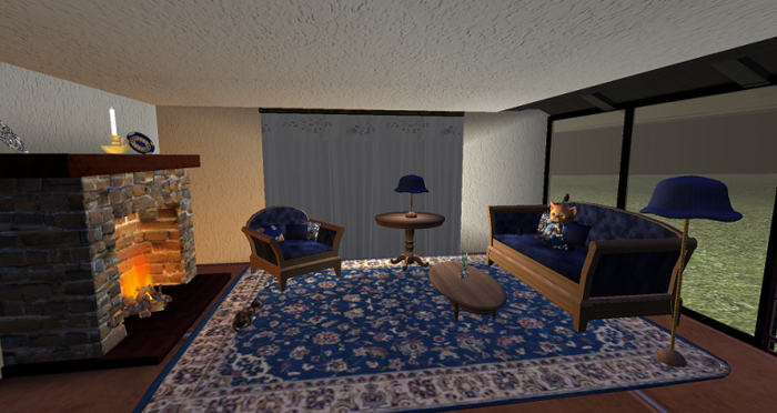Dinkie Parlor Suite Blue 
