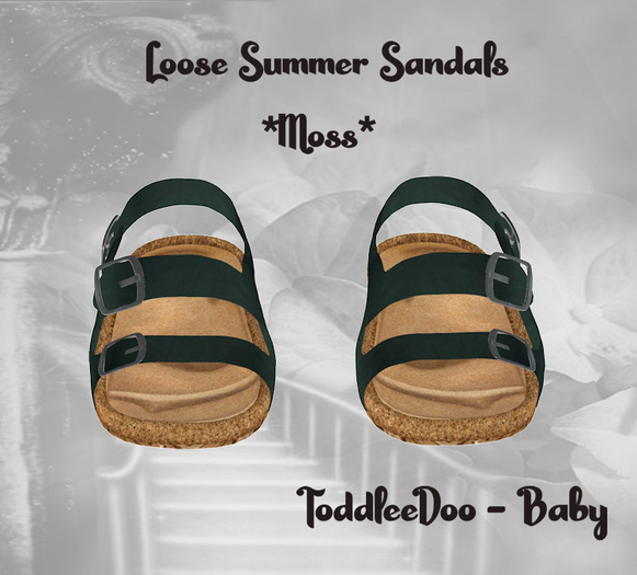 TODDLEEDOO Comfy Sandals Baby - Mossgreen