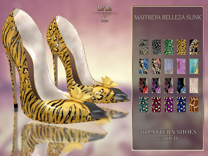{Le'La} Butterfly Shoes Pattern
