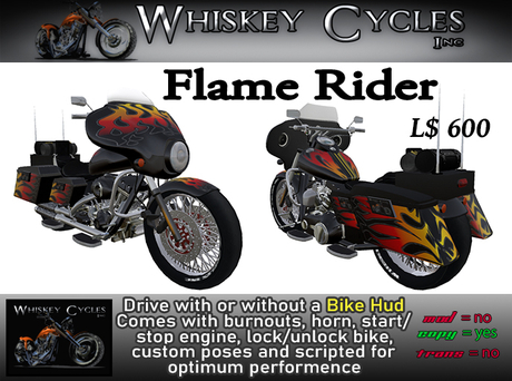 Second Life Marketplace - Flame Rider (boxed)