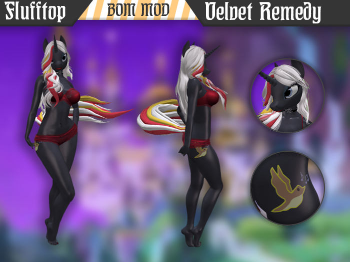 [FLUFFTOP] Pony mod: Velvet Remedy BOM