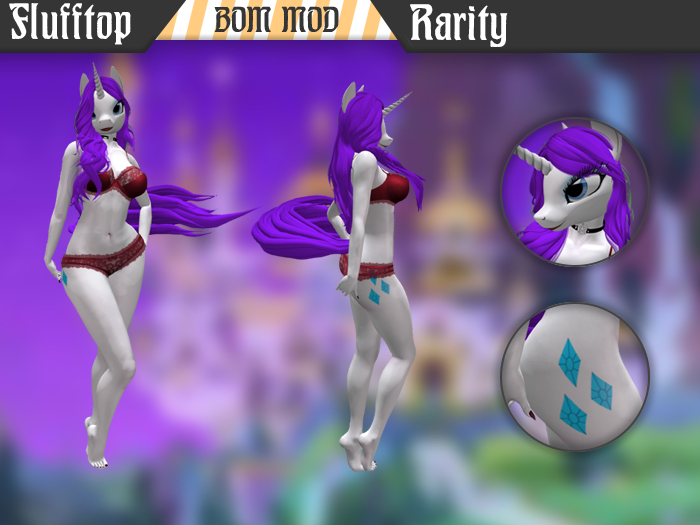 [FLUFFTOP] Pony mod: Rarity BOM