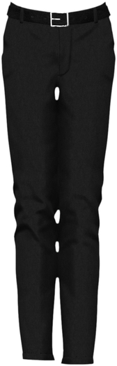{Dorkus!} Solid Slacks - Black