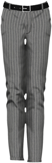 {Dorkus!} Pinstripe Slacks - Grey