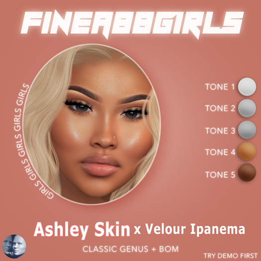 F88- ASHLEY x VELOUR SUNKISS