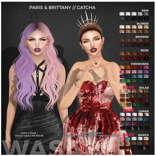 Wasabi // Paris Mesh Hair - Reds
