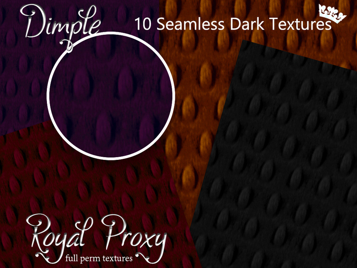 RP 10 Full Perm Textures - Dimple Dark