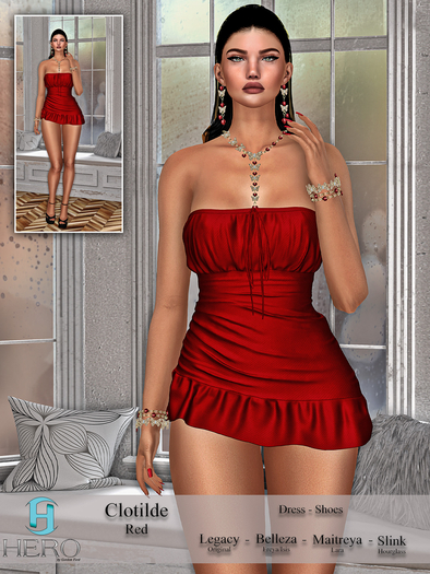 HERO - Clotilde Outfit Red