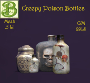 BG Creepy Poison Bottles, .5LI