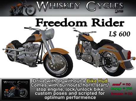 Second Life Marketplace - Freedom Rider (boxed)