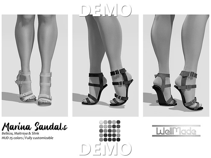 [WellMade] Marina Sandals DEMO