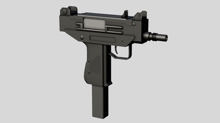 FULL PERM Tactical SMG PDW UZI Micro by 3D Knights