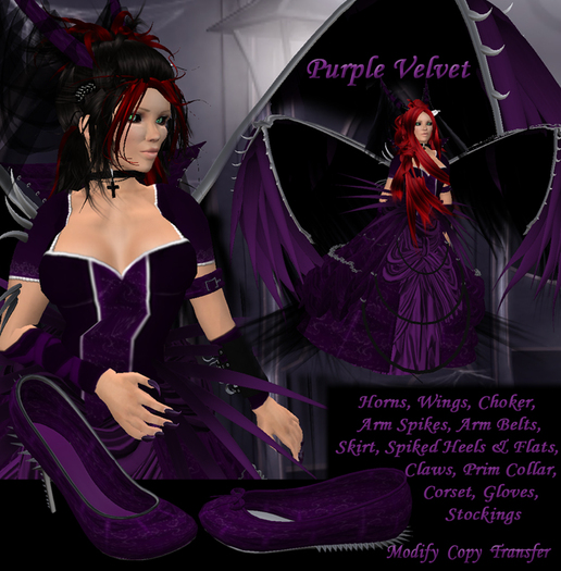 .:harmless INK:. Purple Velvet