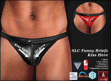 SLC Funny Briefs Kiss Here (unpacked)