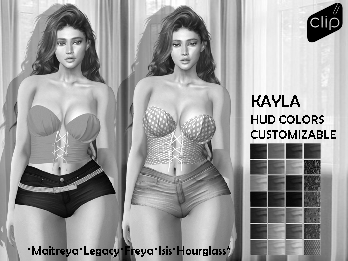 DEMO*<*CLIP*>* Kayla Top & Shorts (ADD)