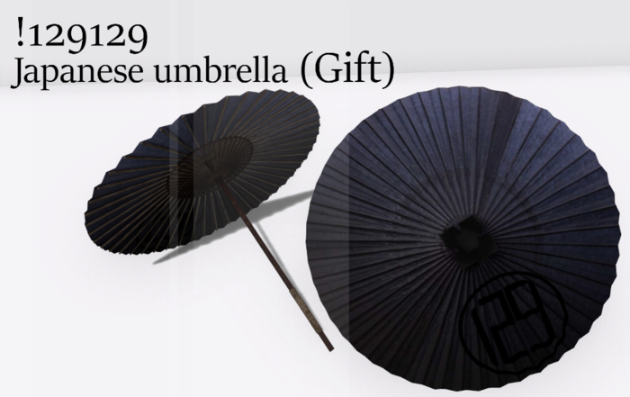 !129129**Japanese umbrella (Gift)