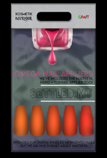 N.Kolour+KOSMETIK Omega Nail Applier - Settled.Mt [ADD]