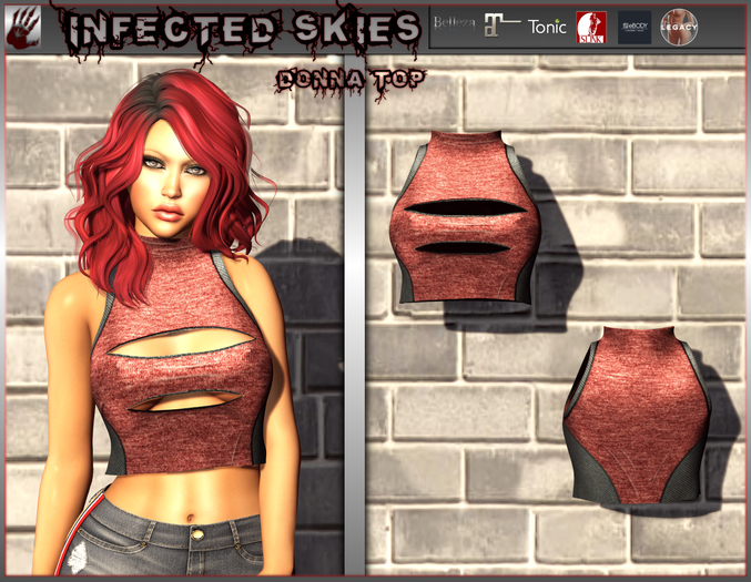 *IS* Donna Top Red  