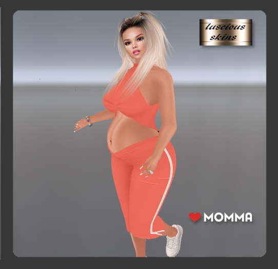 Summer Linen peach Capri & top  LoveMomma