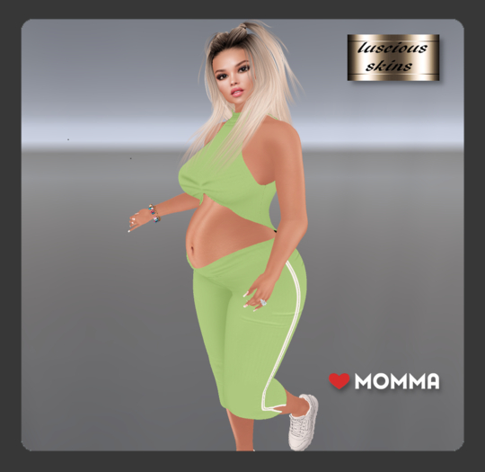 Summer Linen lime Capri & top  LoveMomma