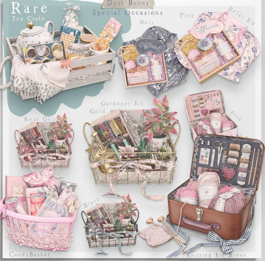 dust bunny . special occasions . gardener kit . rose gold