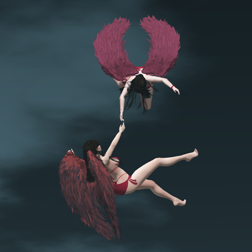 POSES FLY like Angel