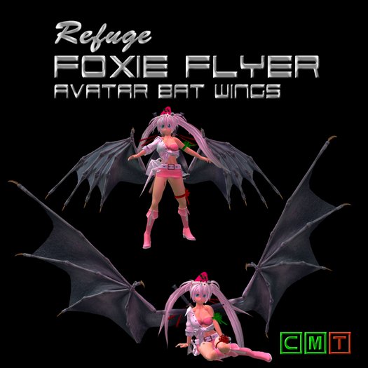 Foxie Flyer Avatar Bat Wings BOXED