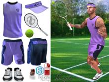 SALE-InStyl-Men's Set Tennis -v7 - Pose as A GIFT (for Belleza Jake, Slink Male, Signature Gianni, Legacy)