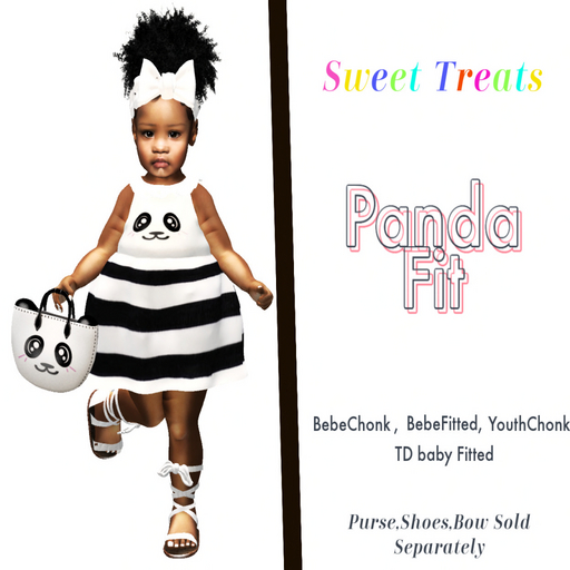 Sweet Treats -Panda Dress-Boxed