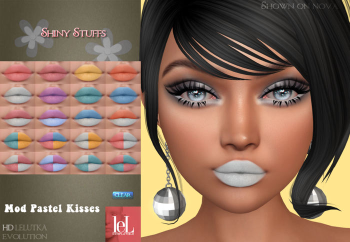 ~Shiny Stuffs~ Lelutka Mod Pastel HD Lips