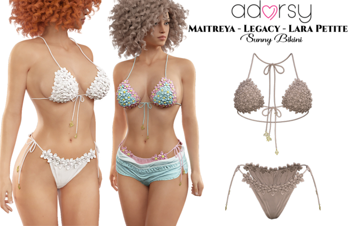 adorsy - Sunny Bikini Brown - Maitreya/Legacy/Lara Petite