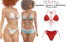 adorsy - Sunny Bikini Deep Red - Maitreya/Legacy/Lara Petite
