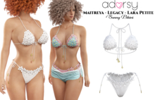 adorsy - Sunny Bikini White - Maitreya/Legacy/Lara Petite